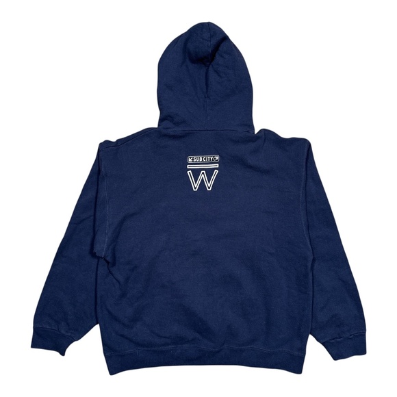 Vintage Y2K The Weakerthans Cowboy Sub City Records Fleece Band Hoodie Mens XL - Picture 2 of 7